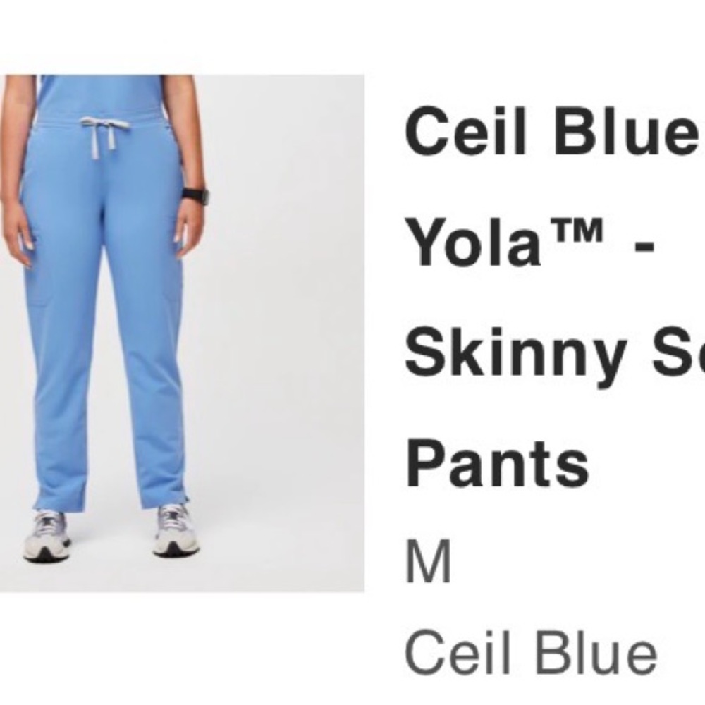 Figs Ceil Blue Skinny Scrub Pants
Brand new but was a final sale